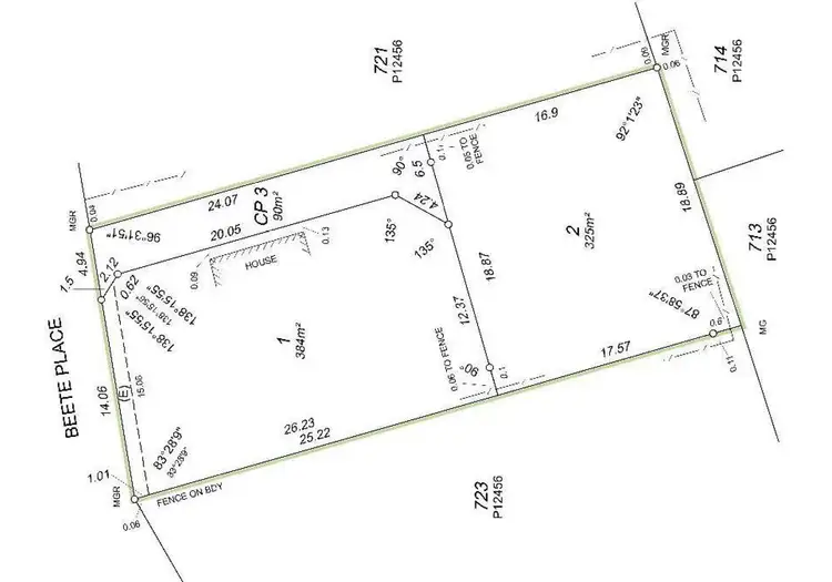 Floorplan of Homely land listing, 7A BEETE PLACE, Beechboro WA 6063