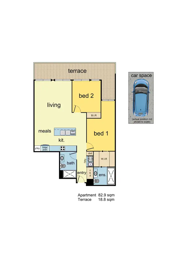 Floorplan of Homely apartment listing, 262/226 bay road, Sandringham VIC 3191
