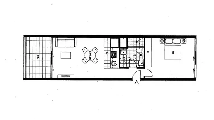 Floorplan of Homely unit listing, UNIT R203/1 RETREAT STREET, Alexandria NSW 2015