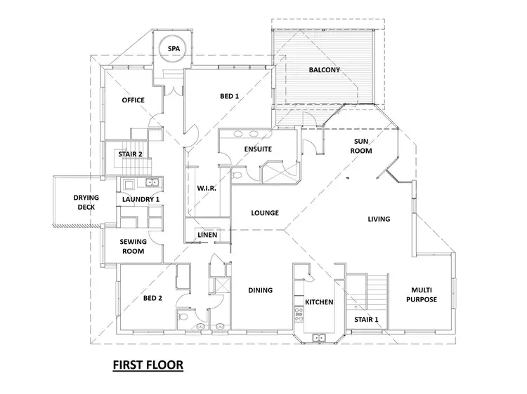 Floorplan of Homely house listing, 1 Ann Street, Dicky Beach QLD 4551
