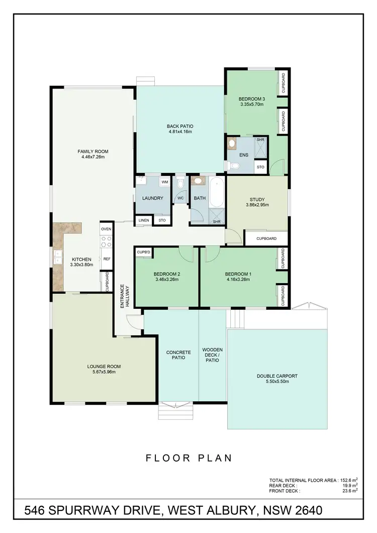 Floorplan of Homely house listing, 546 SPURRWAY DRIVE, West Albury NSW 2640
