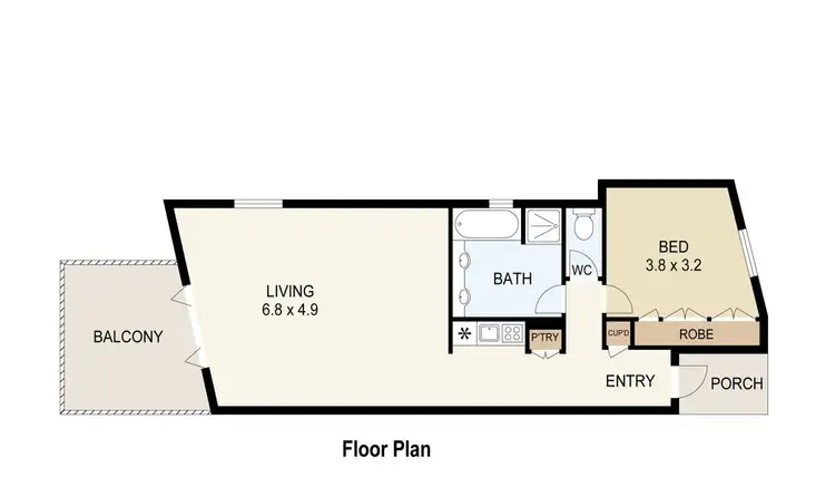 Floorplan of Homely apartment listing, Lot 102 South Stradbroke Island, South Stradbroke QLD 4216