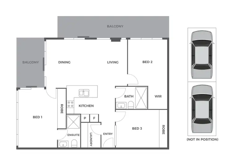 Floorplan of Homely apartment listing, UNIT 3605/118 KAVANAGH STREET, Southbank VIC 3006