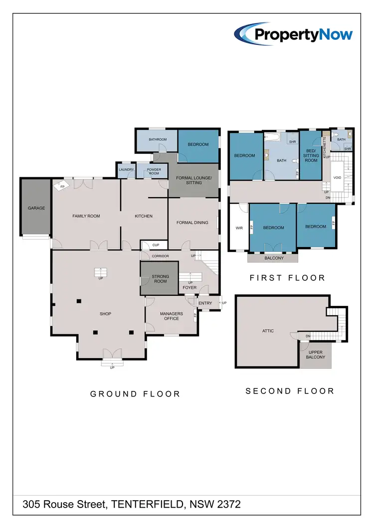 Floorplan of Homely house listing, 305 Rouse Street, Tenterfield NSW 2372