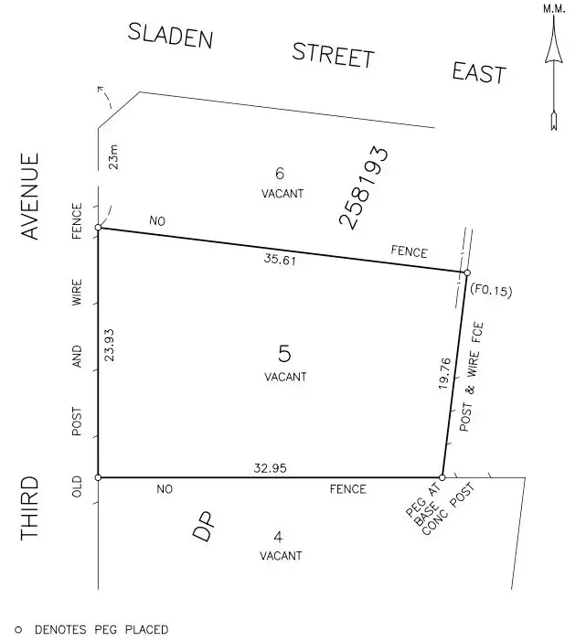 Floorplan of Homely land listing, 3 THIRD AVENUE, Henty NSW 2658