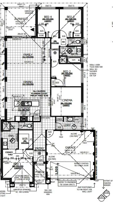 Floorplan of Homely house listing, 22 WHIPBIRD ROAD, Alkimos WA 6038