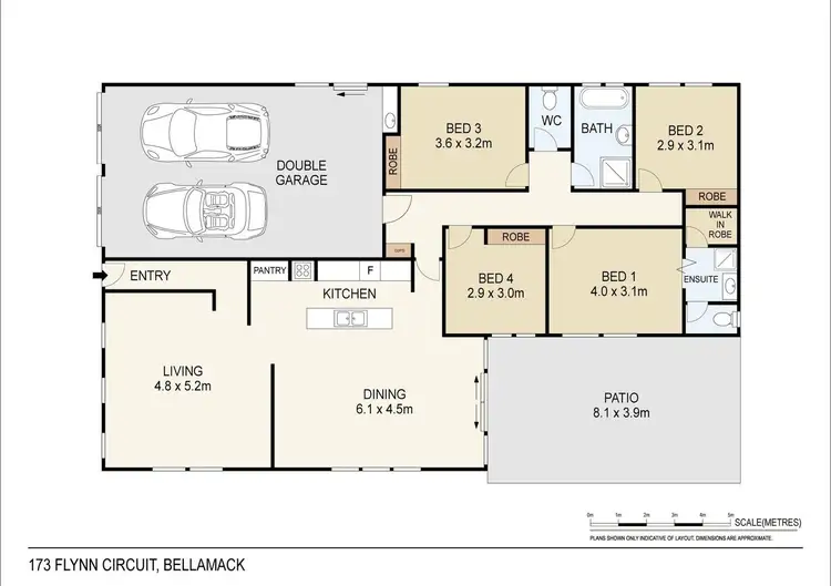 Floorplan of Homely house listing, 173 FLYNN CIRCUIT, Bellamack NT 832