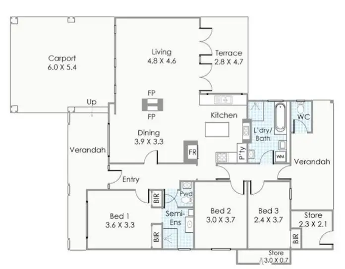 Floorplan of Homely house listing, 68 SECOND AVENUE, Bassendean WA 6054
