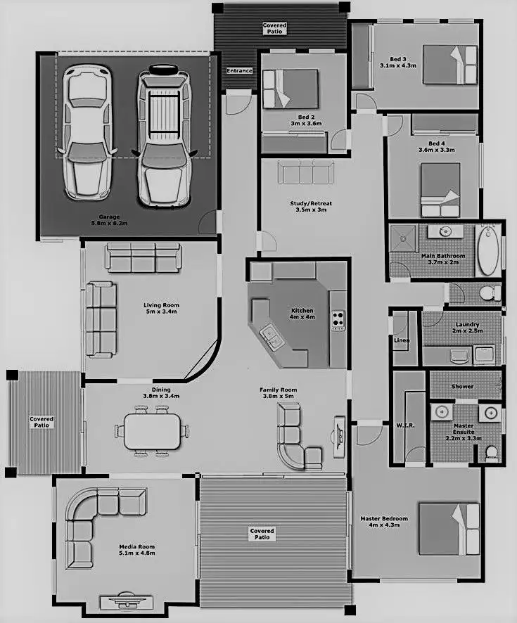 Floorplan of Homely house listing, 9 STEPHEN BURTON WAY, Pelican Waters QLD 4551