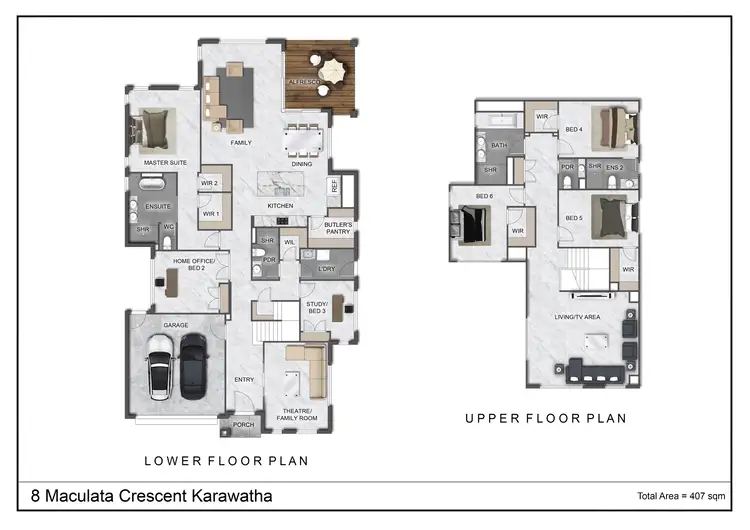 Floorplan of Homely house listing, 8 Maculata Crescent, Karawatha QLD 4117