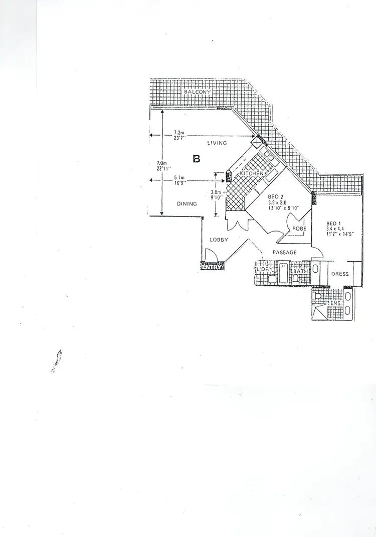 Floorplan of Homely apartment listing, UNIT 2/3554 MAIN BEACH PARADE, Main Beach QLD 4217