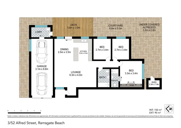 Floorplan of Homely villa listing, 3/52 Alfred Street, Ramsgate Beach NSW 2217