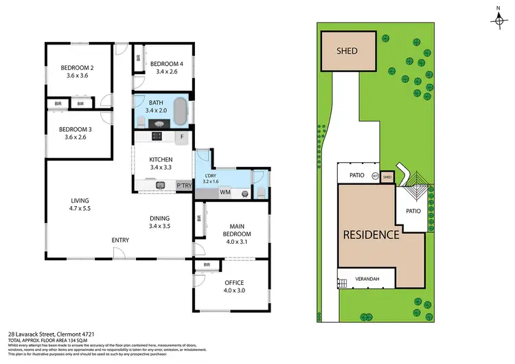 Floorplan of Homely house listing, 28 LAVARACK STREET, Clermont QLD 4721