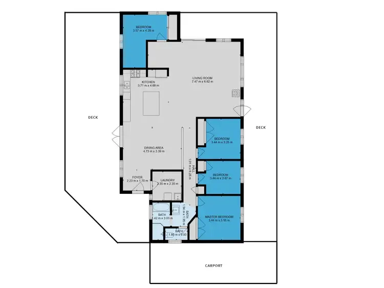 Floorplan of Homely rural property listing, 37 DENVA ROAD, Taree South NSW 2430