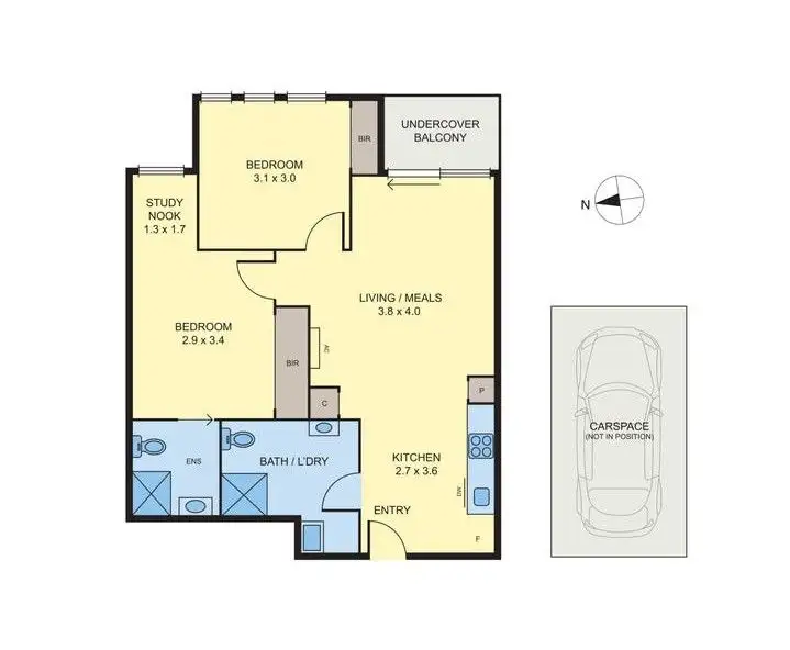 Floorplan of Homely apartment listing, Address available on request