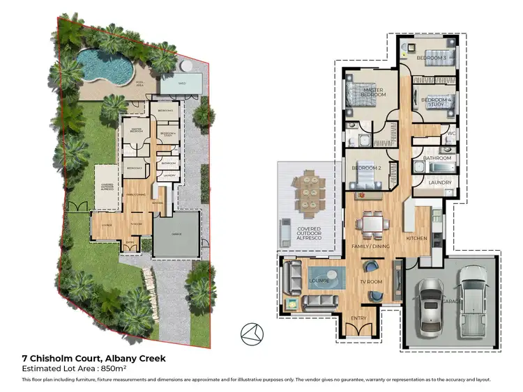 Floorplan of Homely house listing, 7 CHISHOLM COURT, Albany Creek QLD 4035