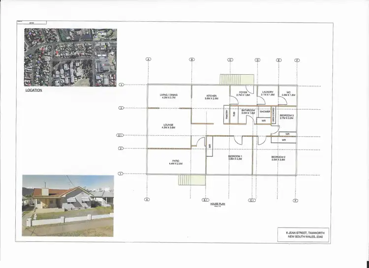 Floorplan of Homely house listing, 6 JEAN STREET, South Tamworth NSW 2340