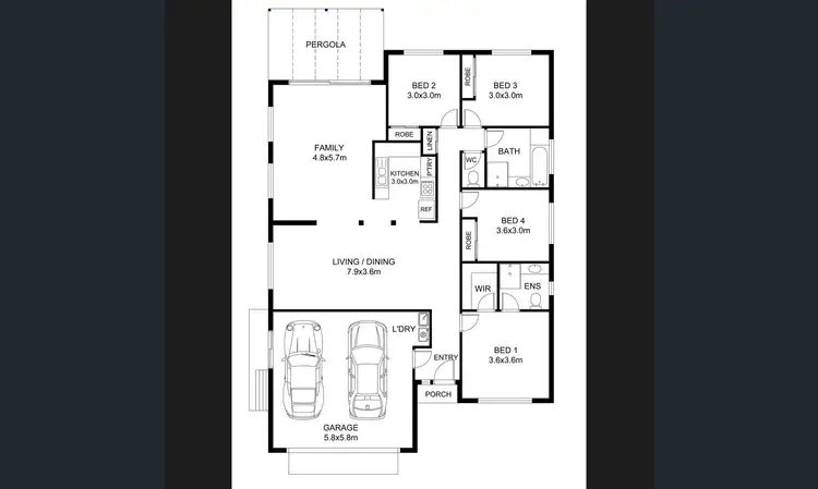 Floorplan of Homely house listing, 23 Kaizlee Crescent, Upper Coomera QLD 4209