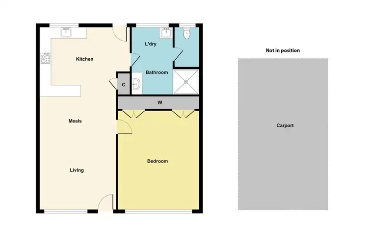 Floorplan of Homely unit listing, UNIT 3/207 DOVETON STREET, Ballarat Central VIC 3350
