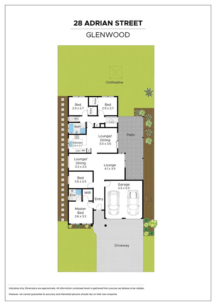 Floorplan of Homely house listing, 28 ADRIAN STREET, Glenwood NSW 2768