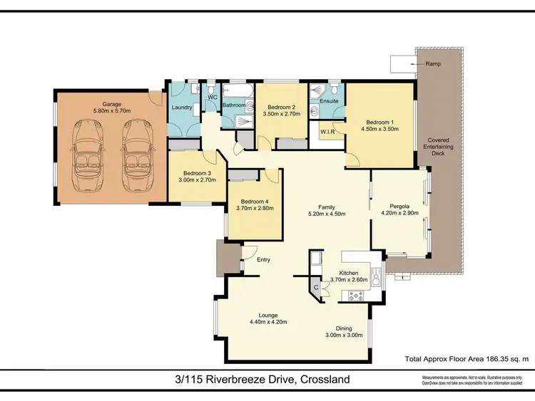 Floorplan of Homely house listing, 3/115 Riverbreeze Drive, Wauchope NSW 2446
