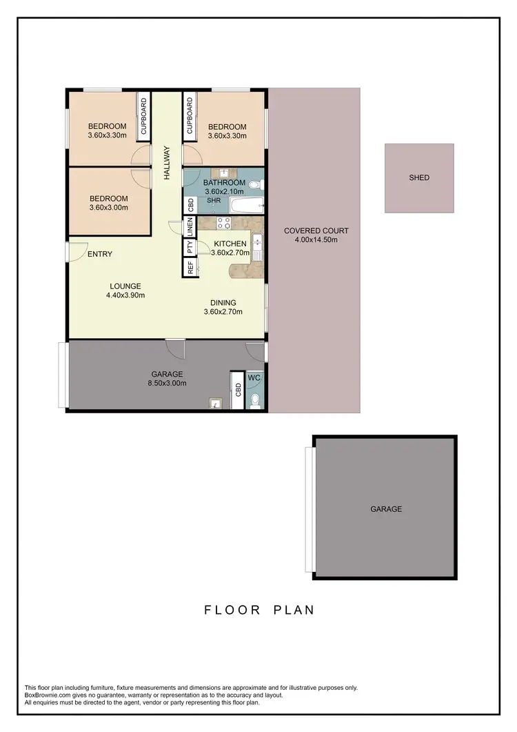 Floorplan of Homely house listing, 18 ANDREA AVENUE, Southside QLD 4570