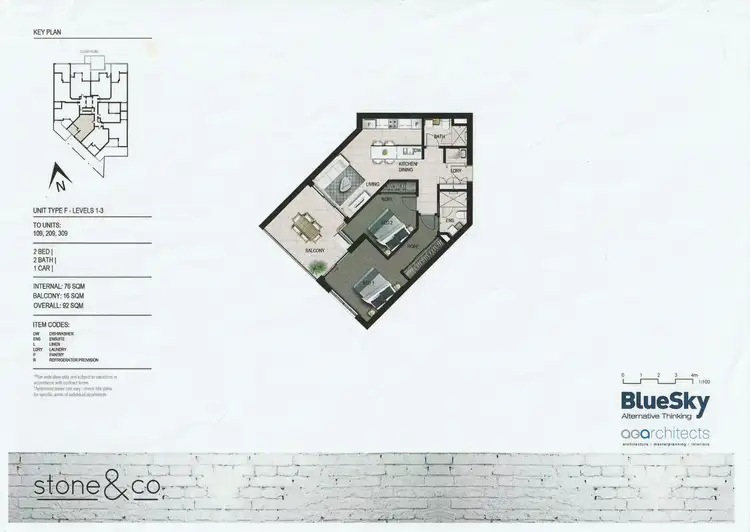 Floorplan of Homely apartment listing, APARTMENT 109/283 LOGAN ROAD, Stones Corner QLD 4120