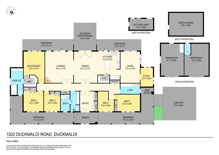 Floorplan of Homely rural property listing, 1022 DUCKMALOI ROAD, Duckmaloi NSW 2787