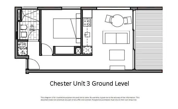 Floorplan of Homely apartment listing, 3/59-65 Chester Avenue, Maroubra NSW 2035