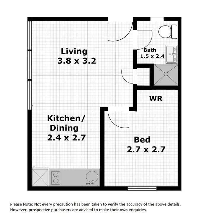 Floorplan of Homely unit listing, UNIT 12/35 CHARLES STREET, St Kilda VIC 3182