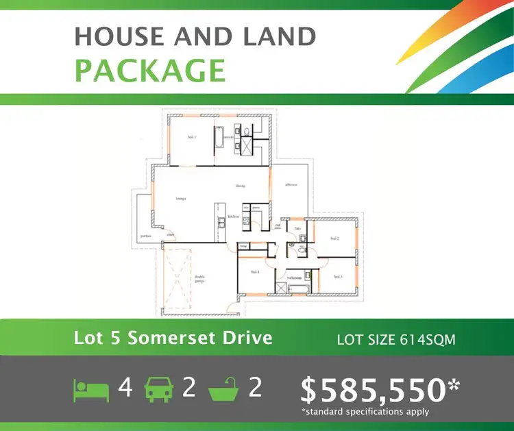 Floorplan of Homely house listing, 40 Somerset Drive, Andergrove QLD 4740