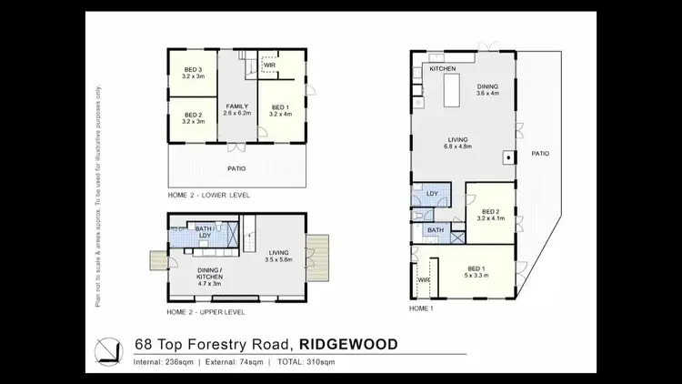 Floorplan of Homely rural property listing, 68 TOP FORESTRY ROAD, Ridgewood QLD 4563