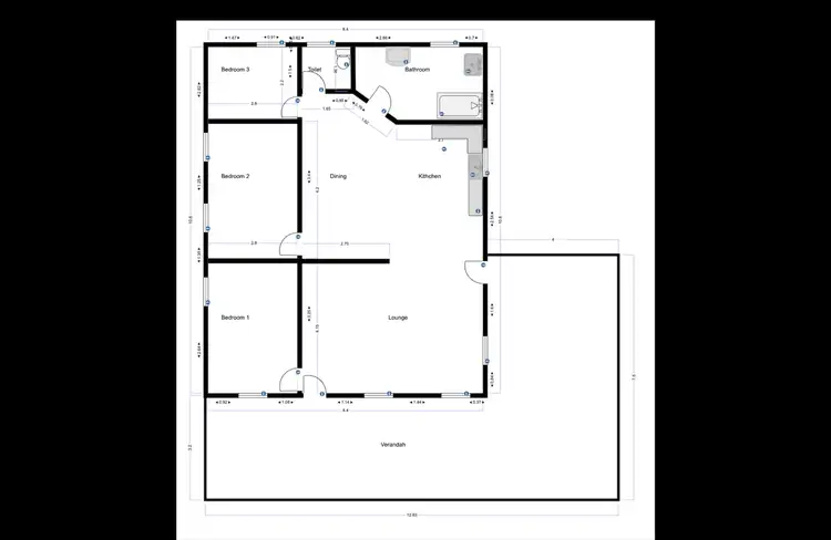 Floorplan of Homely rural property listing, 358 SPRINGFIELD DRIVE, Springfield WA 6525