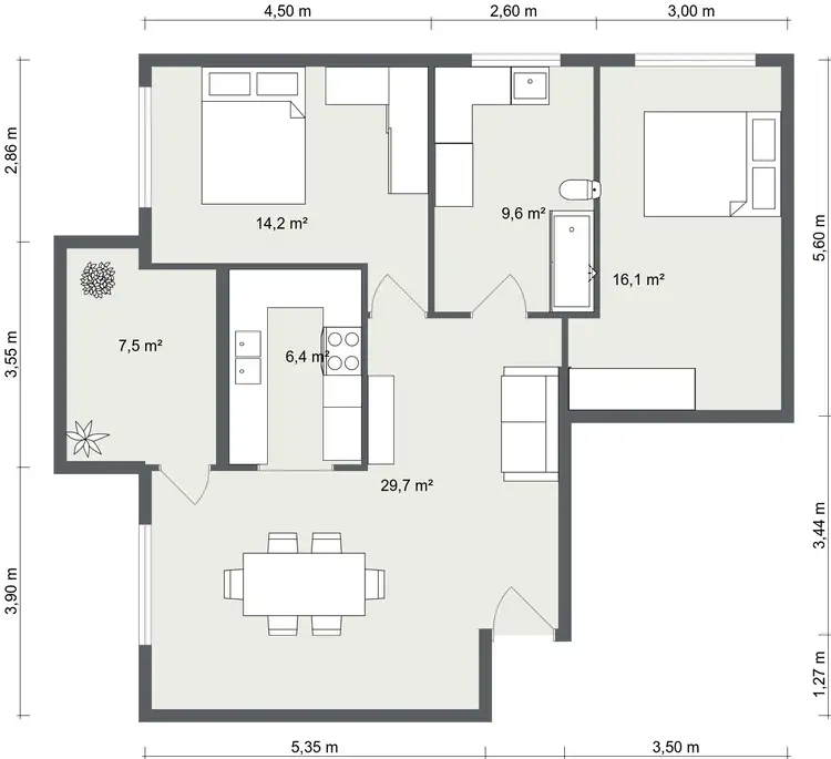 Floorplan of Homely unit listing, UNIT 4/6 PITMAN LANE, Woonona NSW 2517