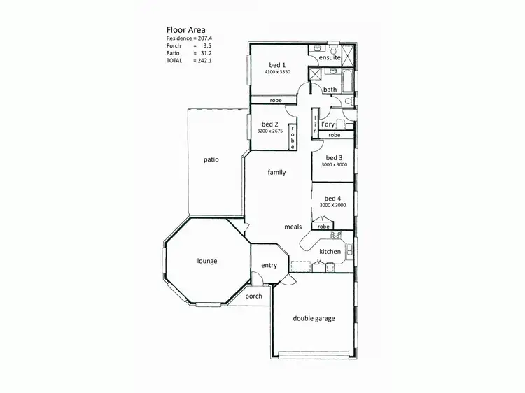 Floorplan of Homely house listing, 3 Buchanan Street, Murrumba Downs QLD 4503