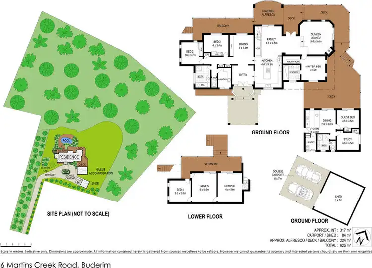 Floorplan of Homely house listing, 6 Martins Creek Road, Buderim QLD 4556