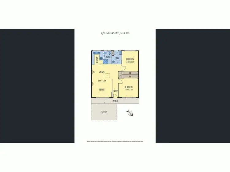 Floorplan of Homely unit listing, 4/3 Estella Street, Glen Iris VIC 3146