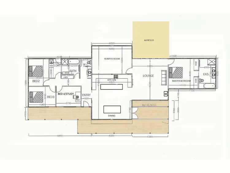 Floorplan of Homely house listing, 15 Tinsmith Road, Kingscote SA 5223