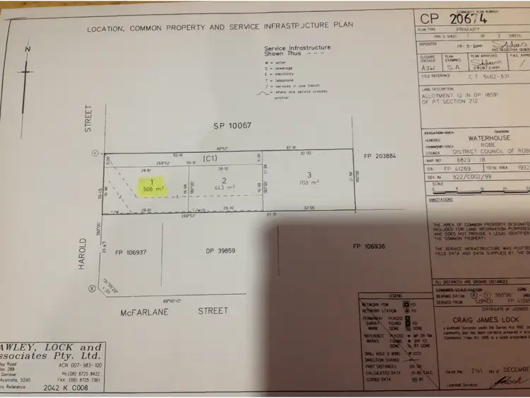Floorplan of Homely house listing, 1/33 Harold Street, Robe SA 5276