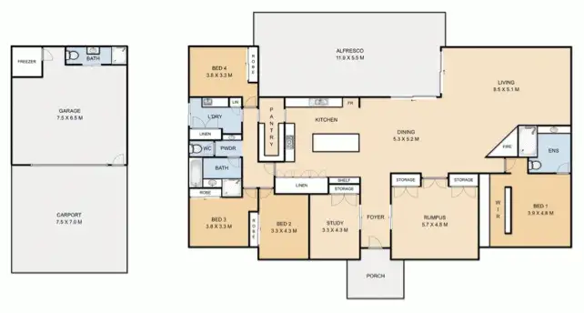 Floorplan of Homely rural property listing, Address available on request