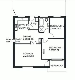 Floorplan of Homely unit listing, 4/6 Bray Avenue, Klemzig SA 5087