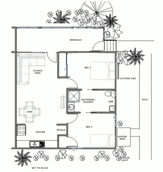 Floorplan of Homely unit listing, 45/38-46 David Low Way, Diddillibah QLD 4559
