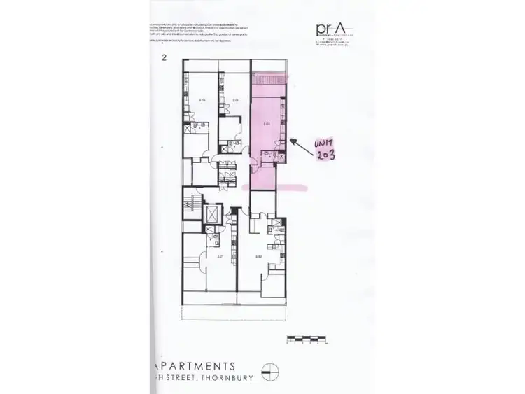 Floorplan of Homely apartment listing, 203/690 High Street, Thornbury VIC 3071