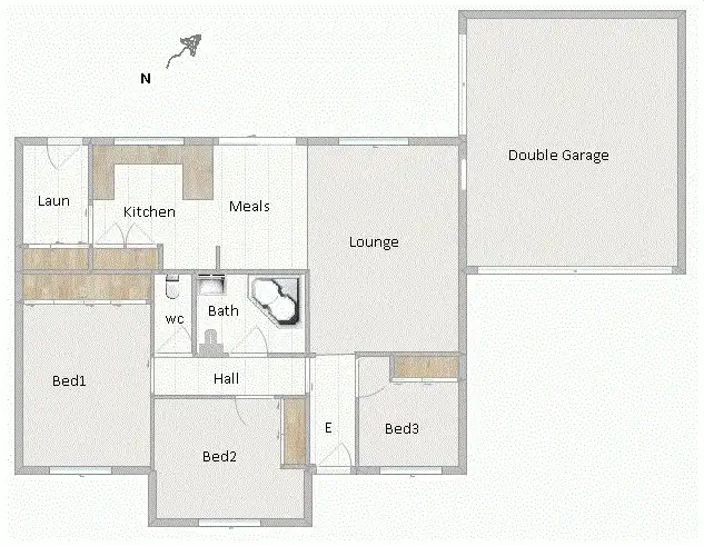 Floorplan of Homely unit listing, 3/11 Fairview Court, Drysdale VIC 3222