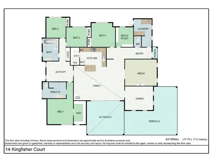 Floorplan of Homely house listing, 14 Kingfisher Court, Meringandan West QLD 4352