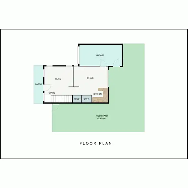 Floorplan of Homely townhouse listing, 6/9 Fourth Avenue, Macquarie Fields NSW 2564
