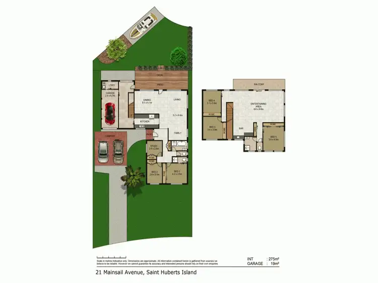 Floorplan of Homely house listing, 21 Mainsail Avenue, St Huberts Island NSW 2257