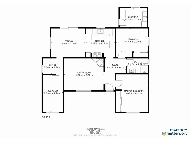 Floorplan of Homely house listing, 17 Campbell Street, Lamington WA 6430