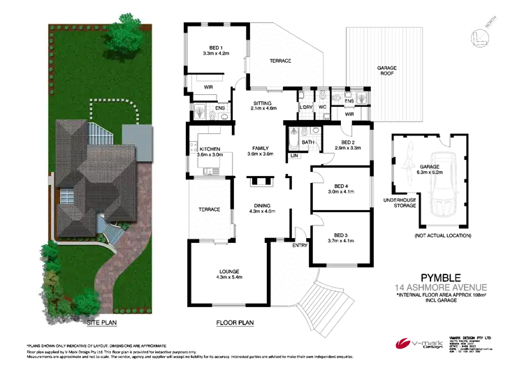 Floorplan of Homely house listing, 14 Ashmore Avenue, Pymble NSW 2073