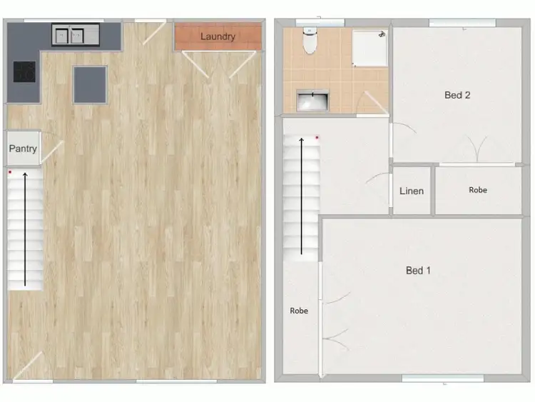 Floorplan of Homely townhouse listing, 15/111 Barbaralla Drive, Springwood QLD 4127